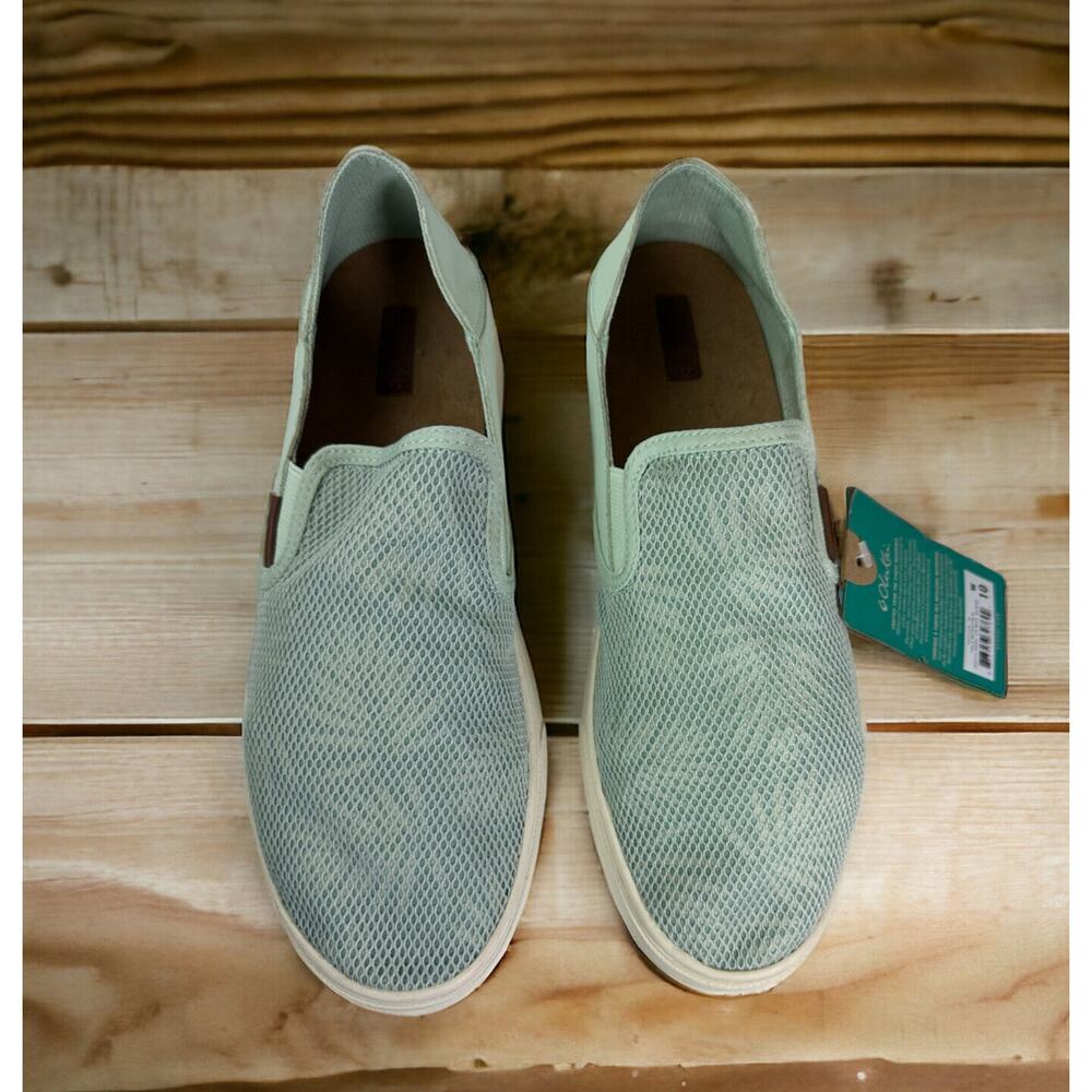 Olukai Pehuea Slip On Mesh Sneakers 20271-3GER Drop in Heel Shoes Womens Size 10 - Picture 16 of 16